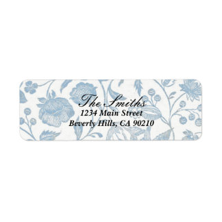 Delft Blue Address Label 2 Return Address Label