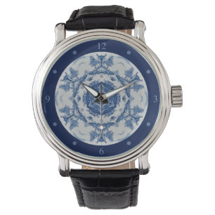 Delft Blue Design 02 From 1764 ~ * ~ Pocket Watch