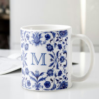 delft blue design monogram