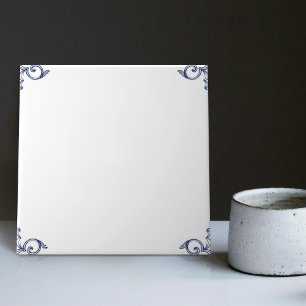 Delft Blue Dutch Matching Mix Match Empty Ceramic Tile