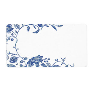 Delft Blue Shipping Label