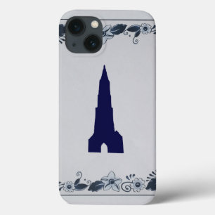 Delft blue tile New Church in Delft iPhone 13 Case