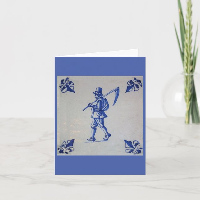 Delft Blue Tile - Template (Front)