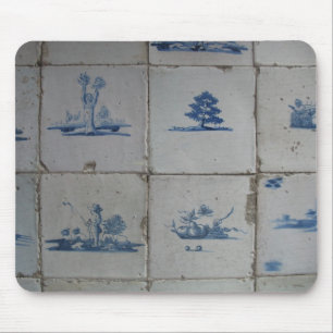 Delft Blue Tiles Mousepad