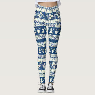 Delft Christmas Sweater Leggings