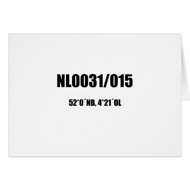 Delft code in black (Front Horizontal)