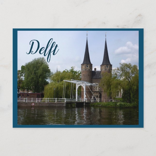 Delft Gate (Oostpoort) Postcard (Front)