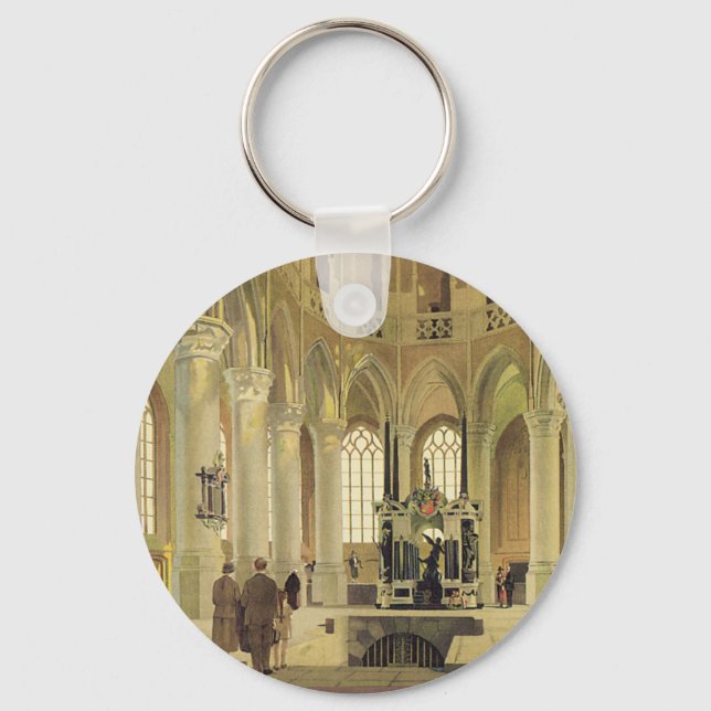 Delft LNER Poster Key Ring (Front)