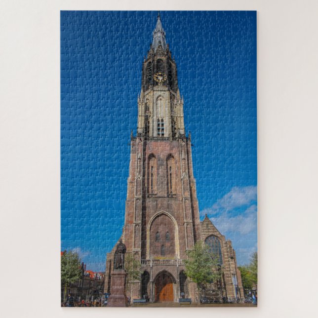 Delft new church, netherlands jigsaw puzzle (Vertical)