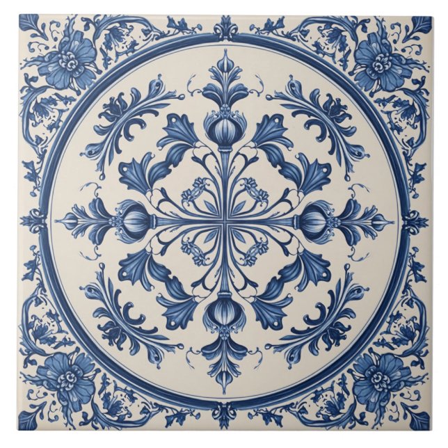 delft style 13 ceramic tile (Front)