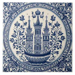 Delft Style 1 Ceramic Tile