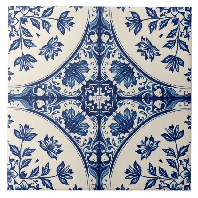 delft style 8 ceramic tile (Front)