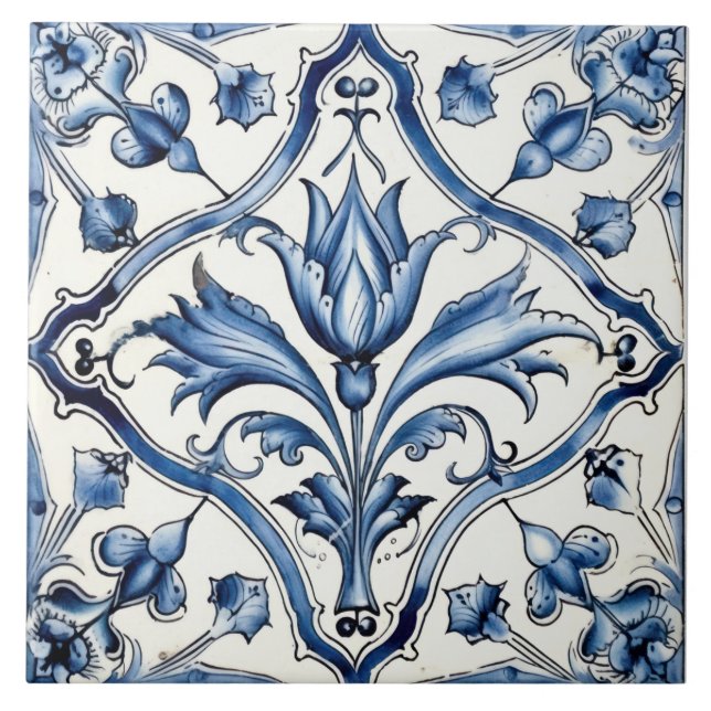 Delft Tile Blue And White Tile (Front)