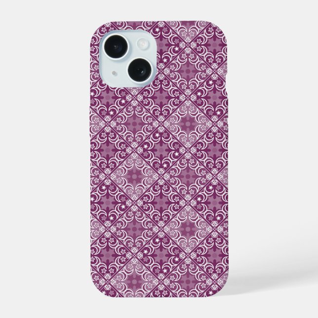 Delft tile ethnic national Dutch pattern   iPhone 15 Case (Back)