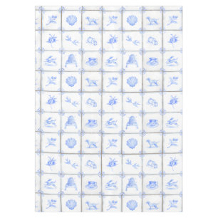 Delft Tile Tablecloth