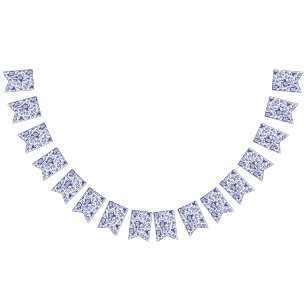 Delfts Blauw Delft Blue Dutch Wedding Reception Bunting