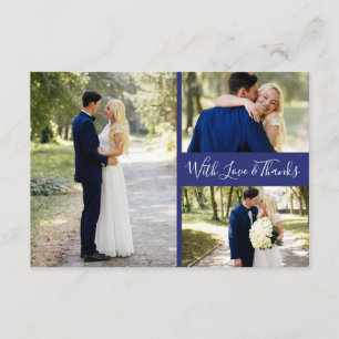 Delfts Blauw Delft Blue Thank You Photos Collage Card