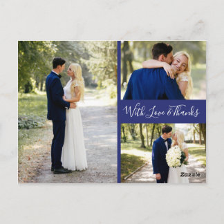 Delfts Blauw | Delft Blue Thank You Photos Collage Postcard