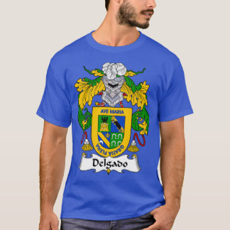 Delgado Coat of Arms Family Crest  T-Shirt