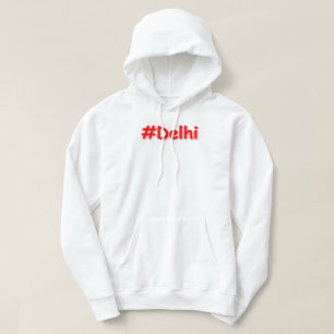  "#Delhi" Cute Design. Buy Now Hoodie