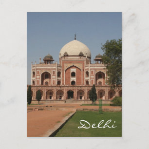 delhi humayun tomb postcard