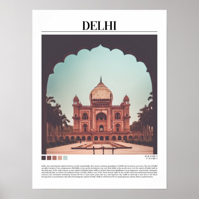 Delhi - India Poster (Front)