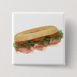Deli Sandwich 15 Cm Square Badge