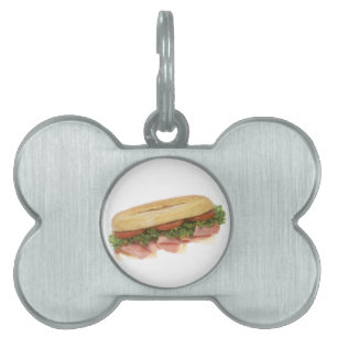 Deli Sandwich Pet Tag