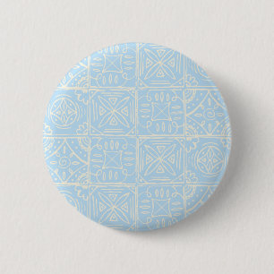 Delicate Amalfi style tile seamless pattern 6 Cm Round Badge
