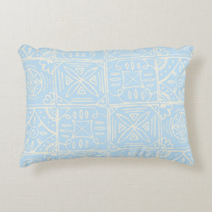 Delicate Amalfi style tile seamless pattern Decorative Cushion