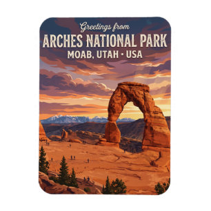 Delicate Arch, Arches National Park Utah Magnet