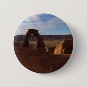 Delicate Arch II at Arches National Park 6 Cm Round Badge