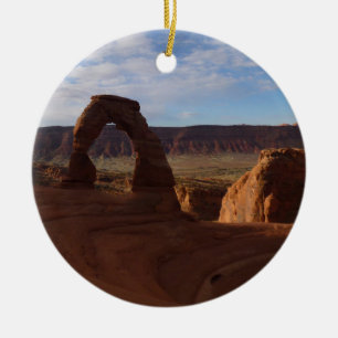 Delicate Arch II at Arches National Park Ceramic Tree Decoration