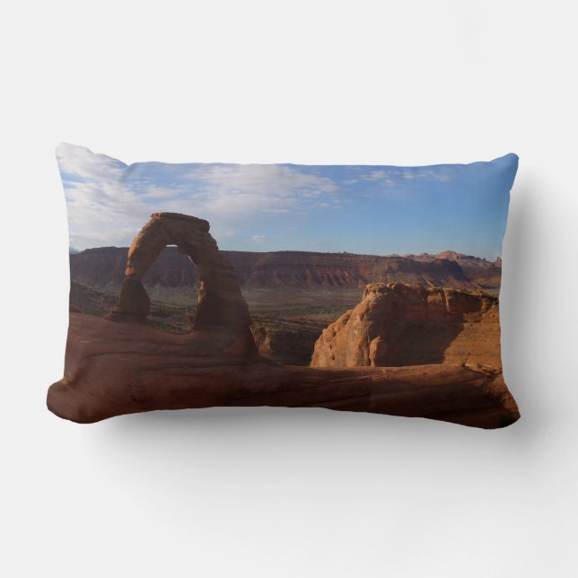 Delicate Arch II at Arches National Park Lumbar Cushion (Front)