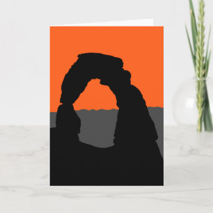 Delicate Arch in Arches National Park — Utah, US Card