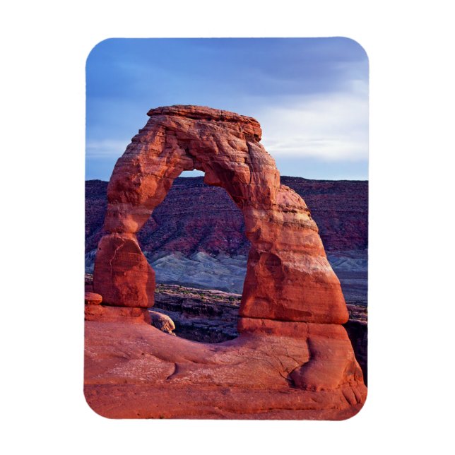 Delicate Arch in Arches National Park - Utah, USA Magnet (Vertical)