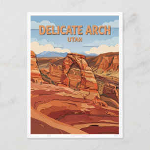 Delicate Arch Moab Utah Postcard