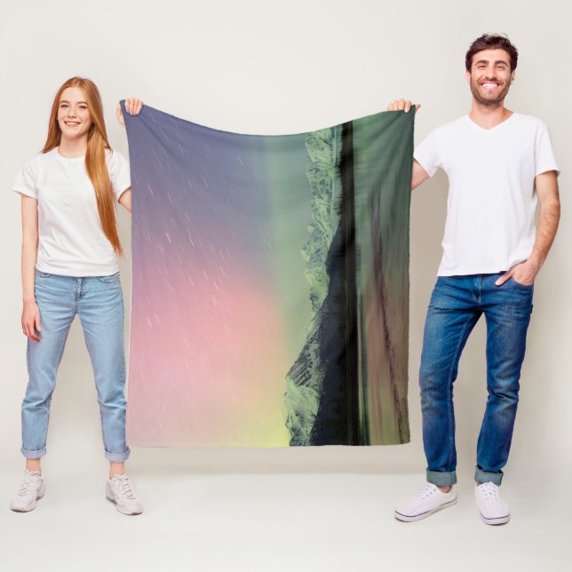 Delicate Aurora Fleece Blanket (In Situ)