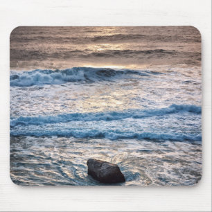 Delicate Beach Sunset Mouse Pad