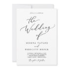 Delicate Black All In One QR Reception Wedding