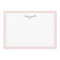 Delicate Blush Personalised Stationery Flat