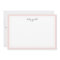 Delicate Blush Personalised Stationery Flat