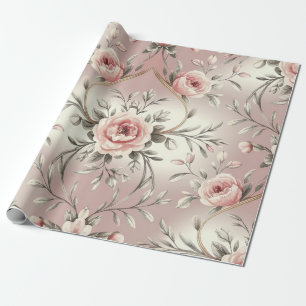 Delicate Blush Watercolor Gift Wrap