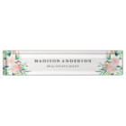 Delicate Bouquet Desk Name Plate
