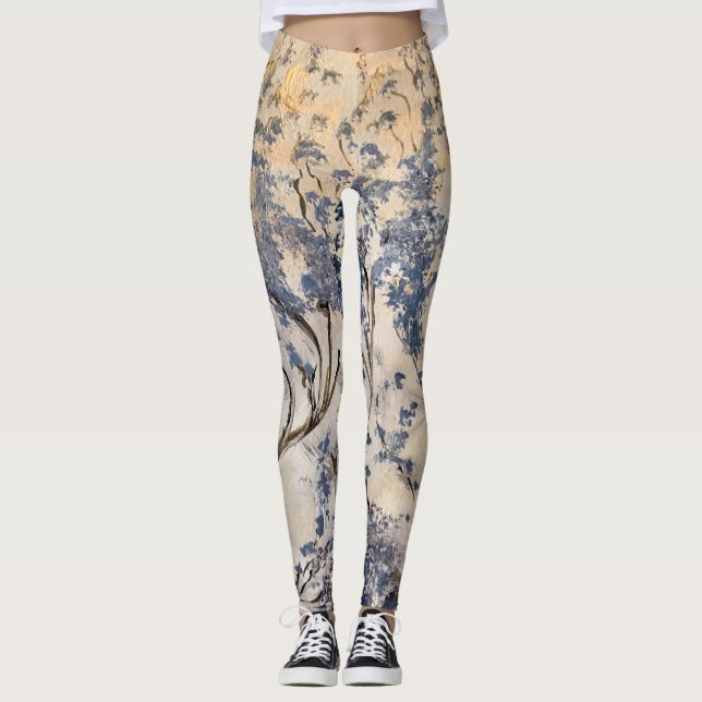Delicate Branches Leggings (Front)