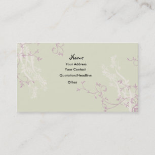 Delicate Business Card