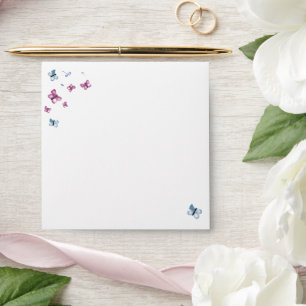 Delicate Butterfly Envelopes