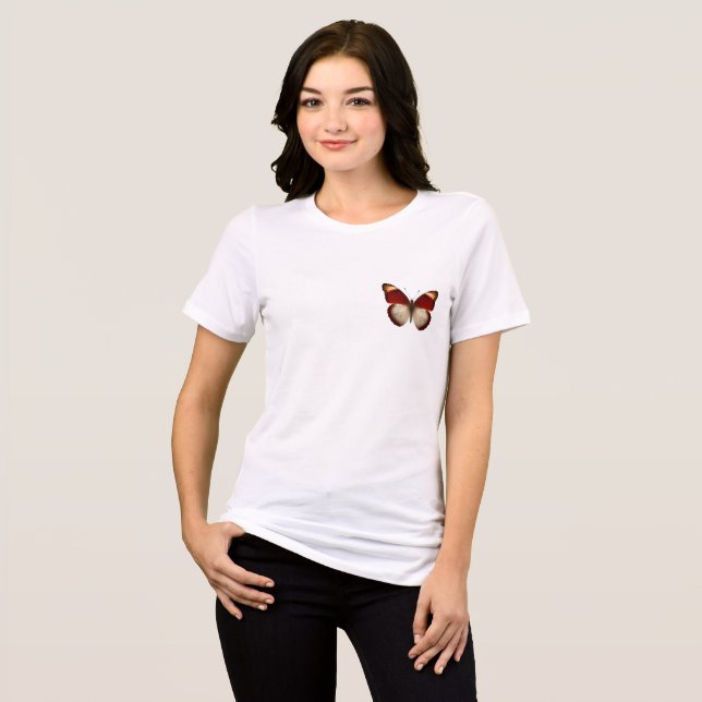 Delicate Butterfly Logo Tee for Women (Front Full)