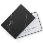 Delicate Calligraphy Black & White Wedding