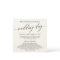 Delicate Calligraphy Wedding Day Program